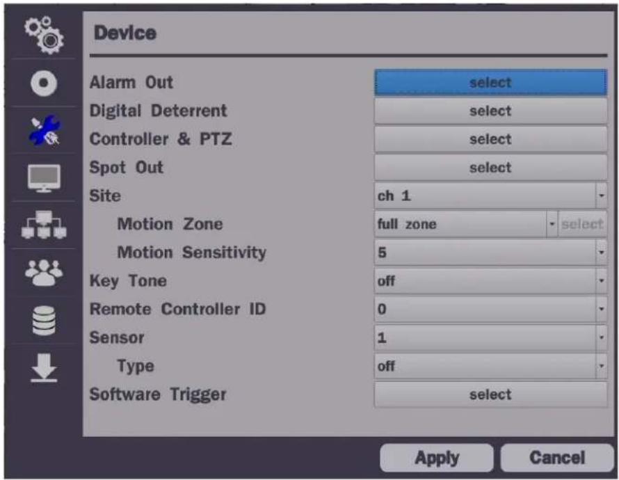 Speco Technologies D16WVN - 4-4. Setup - Device Mode - 1