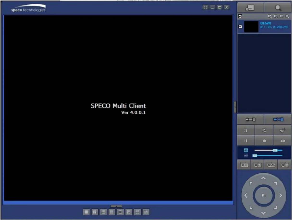 Speco Technologies D16WVN - 7-5-1. Main User Interface - 1