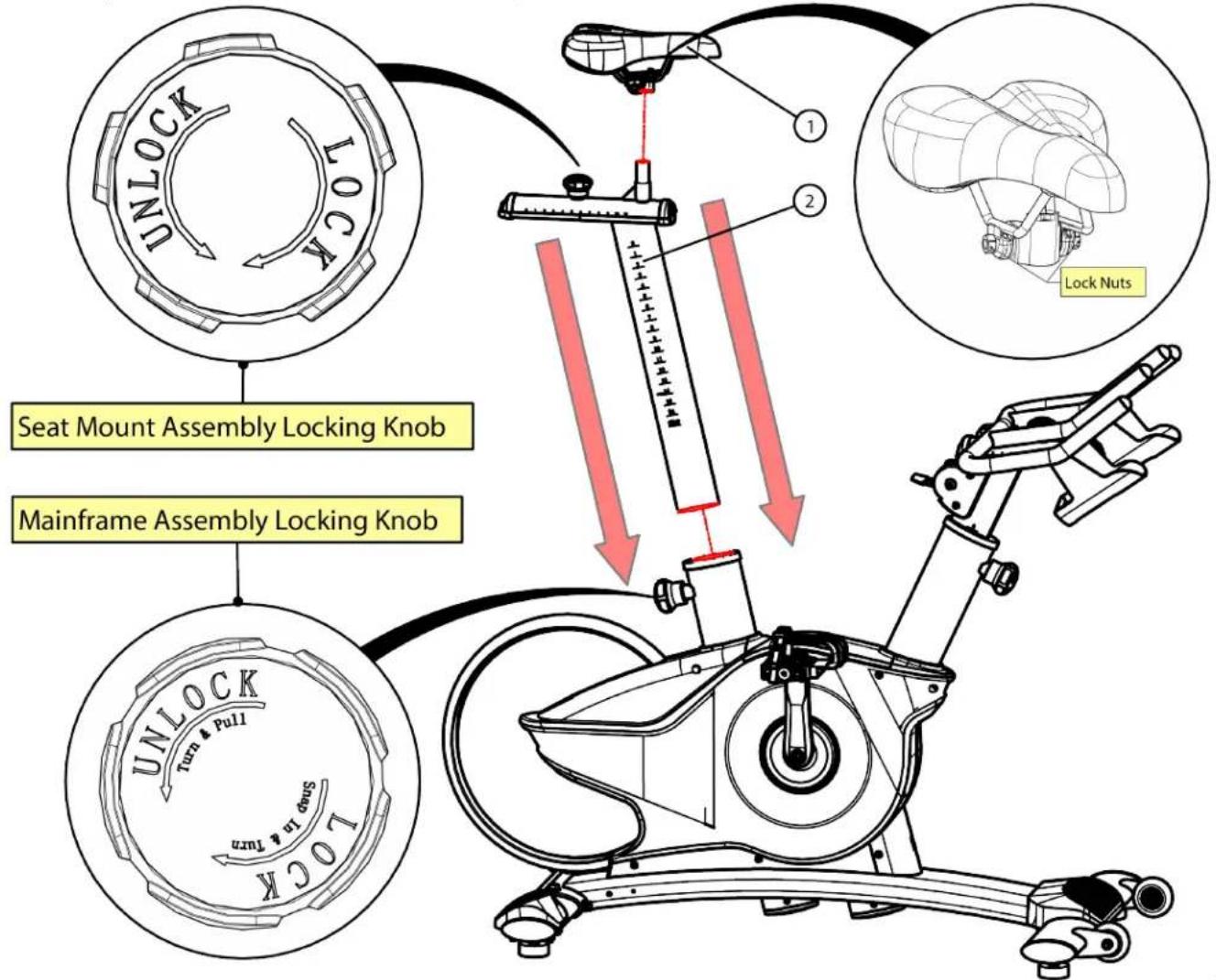 Octane Surge - Step 5 (Seat Mount Assembly): - 1