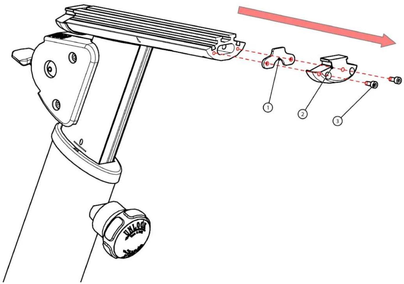Octane Surge - Step 4-1 (Handlebar Mount Assembly): - 1