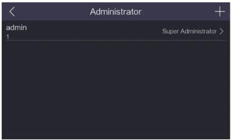 Administrator admin 1 Super Administrator >
