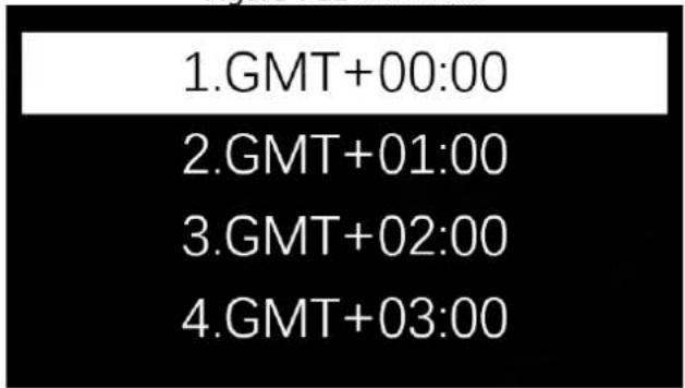 1.GMT+00:00 2.GMT+01:00 3.GMT+02:00 4.GMT+03:00