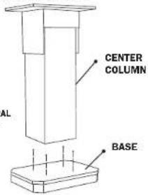 CENTER COLUMN AL BASE