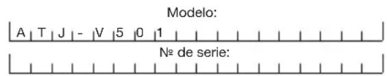 Sun Joe ATJ-V501 - Modelo y número de serie - 1