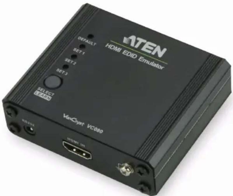 ATEN HDMI EDID Emulator DEFAULT SET 1 SET 2 SET 3 SELECT LEARN VanCrypt VC080 RUB 254 MOUNT UN