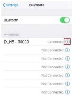 DATALOGIC MC-10HS7500 - Disconnect from Apple iOS - 1