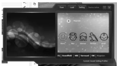 Show Load Setting Device Active Vigufen State* Non Valence Multi-Node End E0 | ScramField | MXC | Severual | FNC | Magicdom Current Sound Setting Profiles