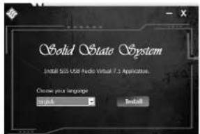 QSolid Quate System Install SIM USB Audio Virtual 7.3 Applications. Choose your language Quick Install