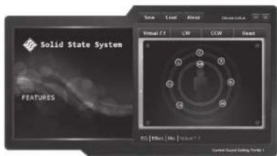 Solid State System FEATURES Save Load Reset Sat#e#t# Virtual / A CW CSW Reset E0 | Effect (No | Yes) Control Board Setting (No)