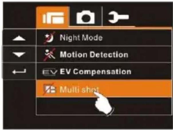 Night Mode Motion Detection EV EV Compensation Multi shot