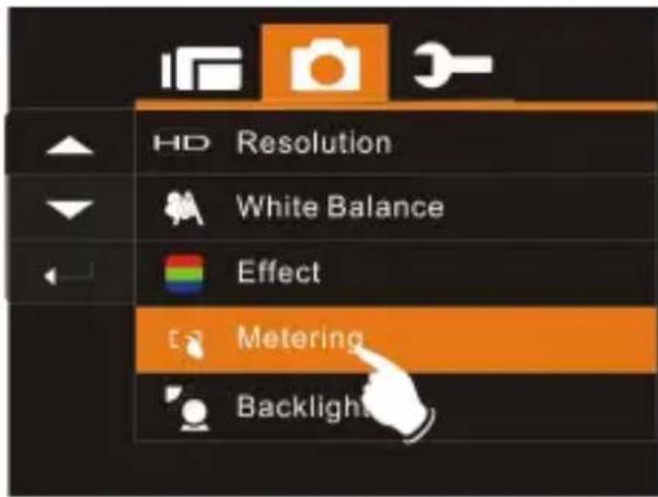 HD Resolution White Balance Effect Metering Backlight