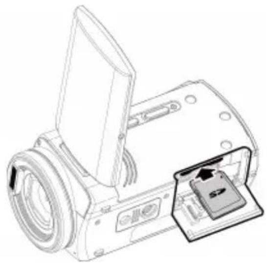 AGFA DV-1002 - Inserting SD Card - 2