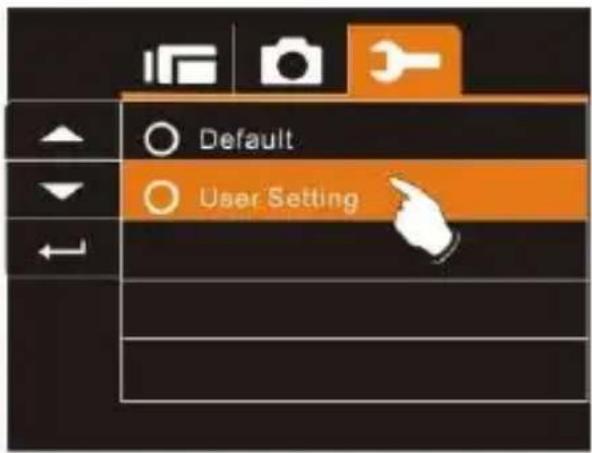 Default User Setting
