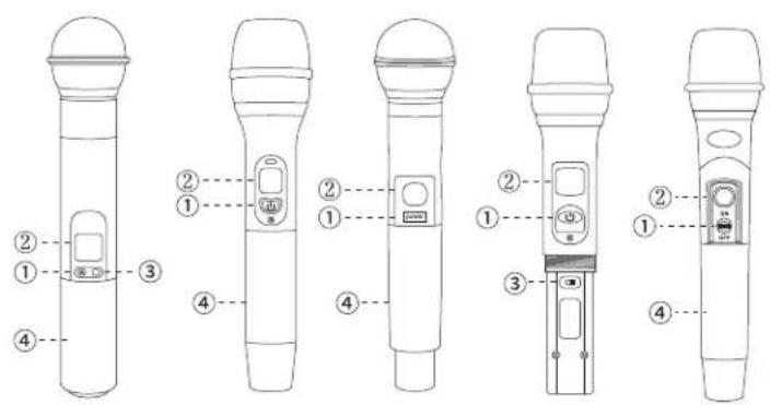 Pyle PDWM813BK - WIRELESS HANDHELD MICROPHONE SYSTEM SPECIFICATION - 1