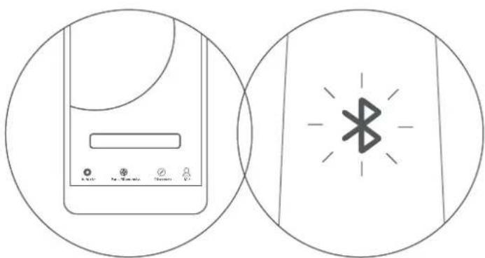 Diagram showing a CD-ROM device with control buttons and a wireless signal symbol, enclosed in two circular frames.