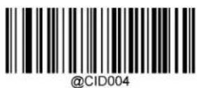 Newland FM80 Salmon - Restore the default Code IDs of all symbologies: - 3