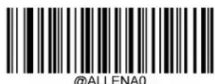 Newland FM80 Salmon - Enable/Disable All Symbologies - 2
