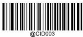 Newland FM80 Salmon - Restore the default Code IDs of all symbologies: - 2