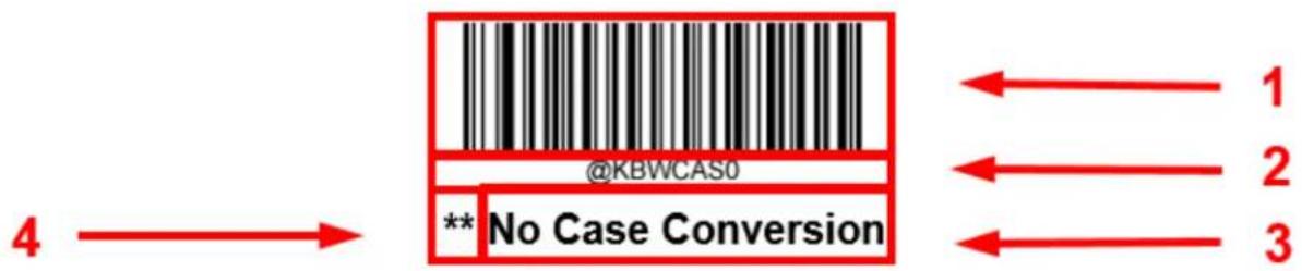 @KBWCAS0 ** No Case Conversion