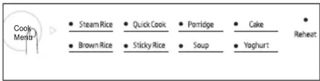 Cook-Mentra Steam Rice Brown Rice Quick Cook Sticky Rice Porridge Soup Cake Yoghurt Reheat