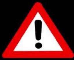 Warning sign with red triangle and black exclamation mark, commonly used to indicate danger or caution