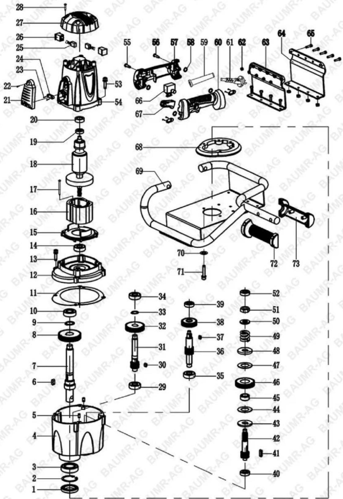 Exploded view diagram of a mechanical assembly with numbered parts and Chinese labels