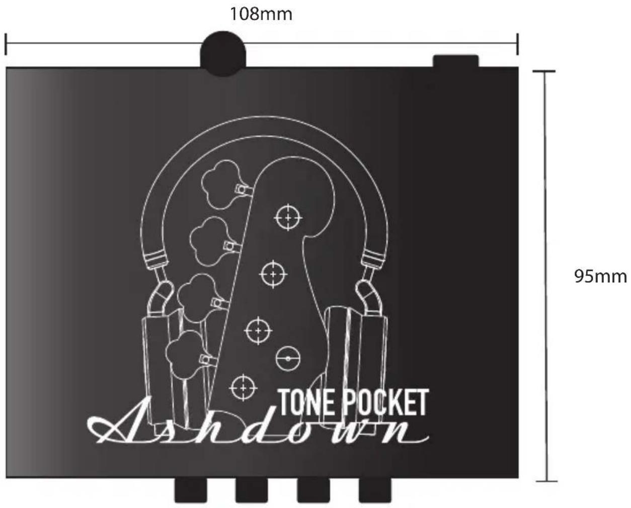 108mm 95mm TONE POCKET Ashdown