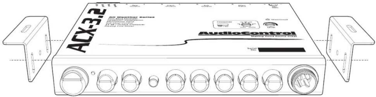 ACX-3.2 All Weather Series Four Band Double- Maximless Power Generator Microphone Input 14 dB 75Hz Low Distortion Pimping Line Driver AudioControl Making Sound Sound Gate Serial No.