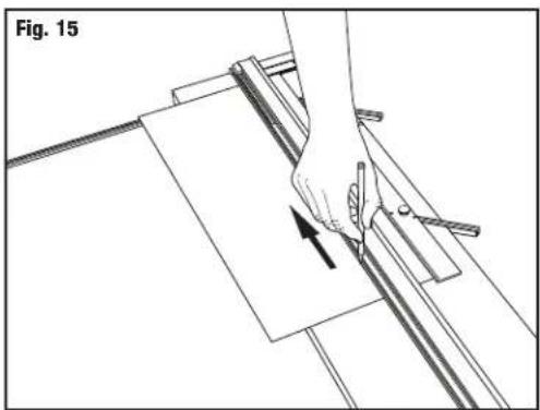 Logan Artist Elite 450-1 - EXAMPLE: Cutting a mat with a 2" border. - 8