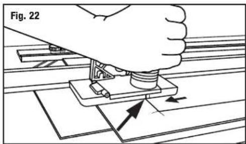 Logan Artist Elite 450-1 - Bevel blade depth adjustment - 1