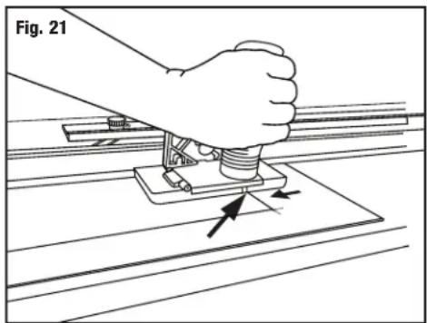 Logan Artist Elite 450-1 - EXAMPLE: Cutting a mat with a 2" border. - 5