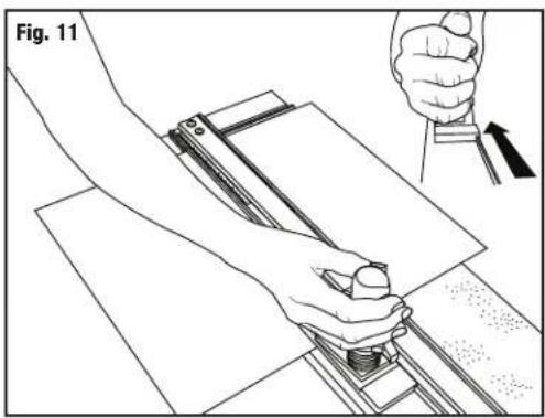 Logan Artist Elite 450-1 - EXAMPLE: Cutting a mat with a 2" border. - 7