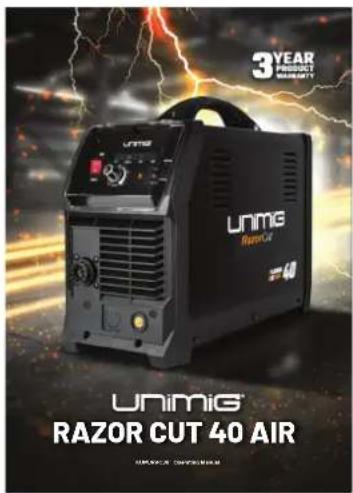 3YEAR PRODUCT WARRANTY UNIMG Razor CUT 40 UNIMG® RAZOR CUT 40 AIR