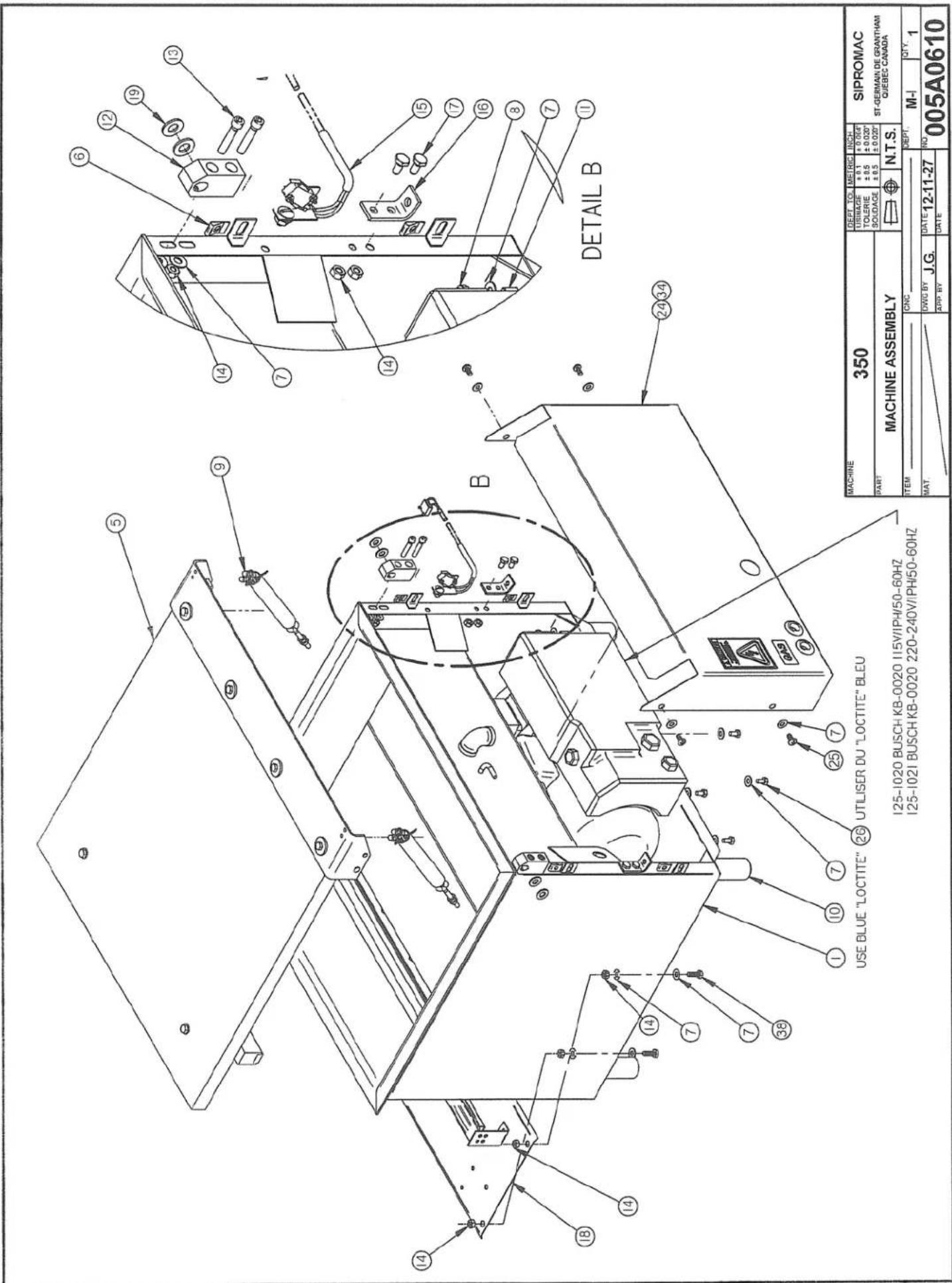 Berkel 350D - Regular maintenance: - 4