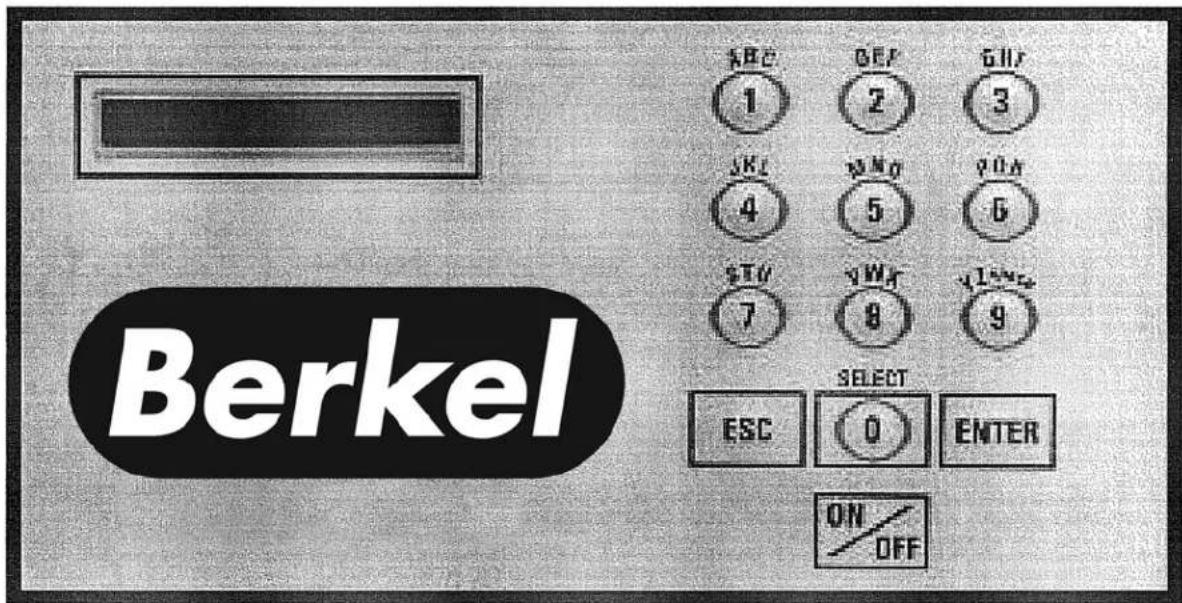 Berkel 350D - MC-40 CONTROLS - 1