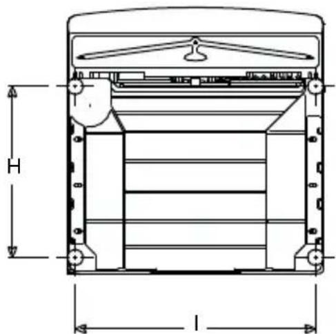 Servend S-200 - ICE/BEVERAGE & COUNTER ELECTRIC DISPENSER DIMENSIONS - 3