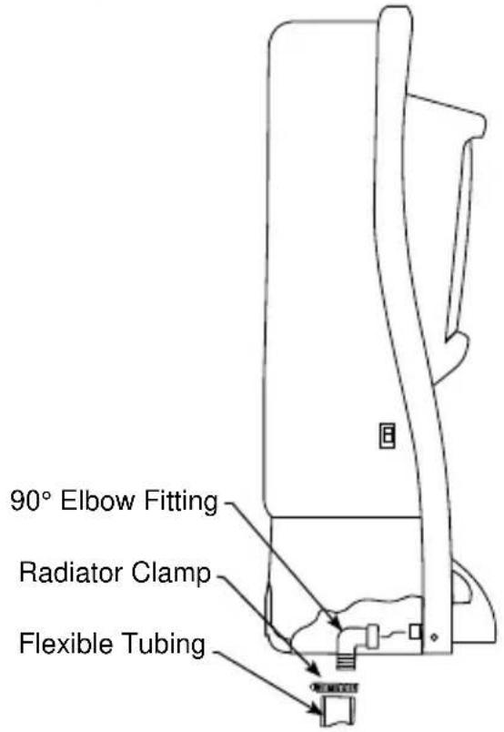 90° Elbow Fitting Radiator Clamp Flexible Tubing