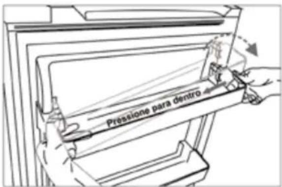 Préssione para dentro