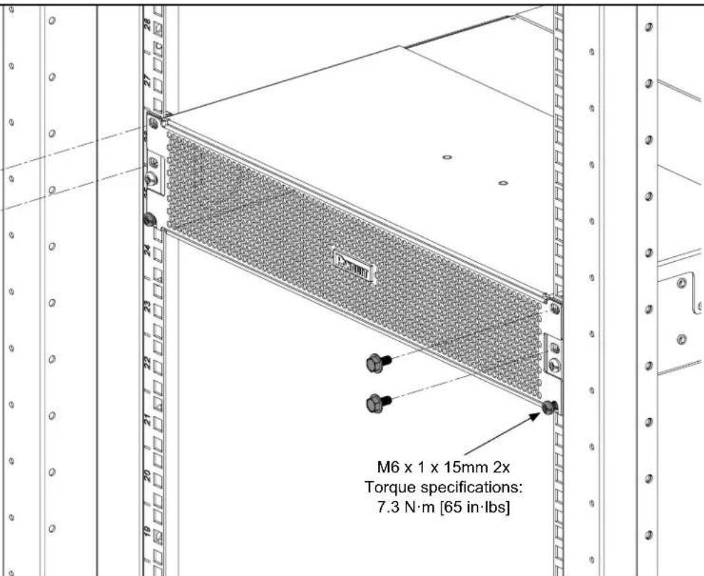M6 x 1 x 15mm 2x Torque specifications: 7.3 N·m [65 in·lbs]
