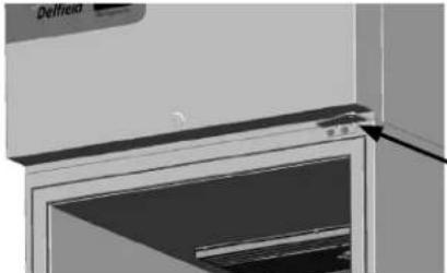 Delfield CoolScapes GBSF2P-S - GC ALTERNATE HINGE MUST BE PURCHASED - 1