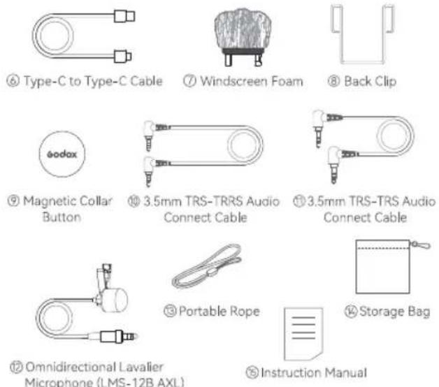 GODOX WMicS2 - Included Items - 6