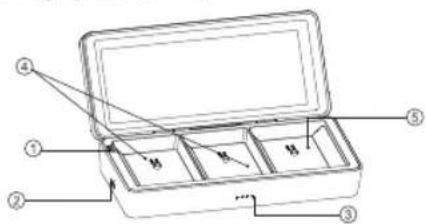 GODOX WMicS2 - UHF Charging Case (WM-C) - 1
