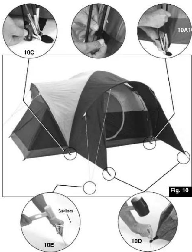 COLEMAN Elite Montana - To Attach Rainfly continued - 1