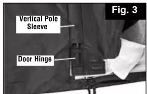 Vertical Pole Sleeve Door Hinge Fig. 3