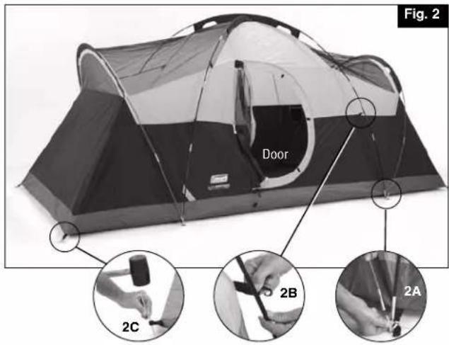 COLEMAN Elite Montana - To Set Up Tent - 2