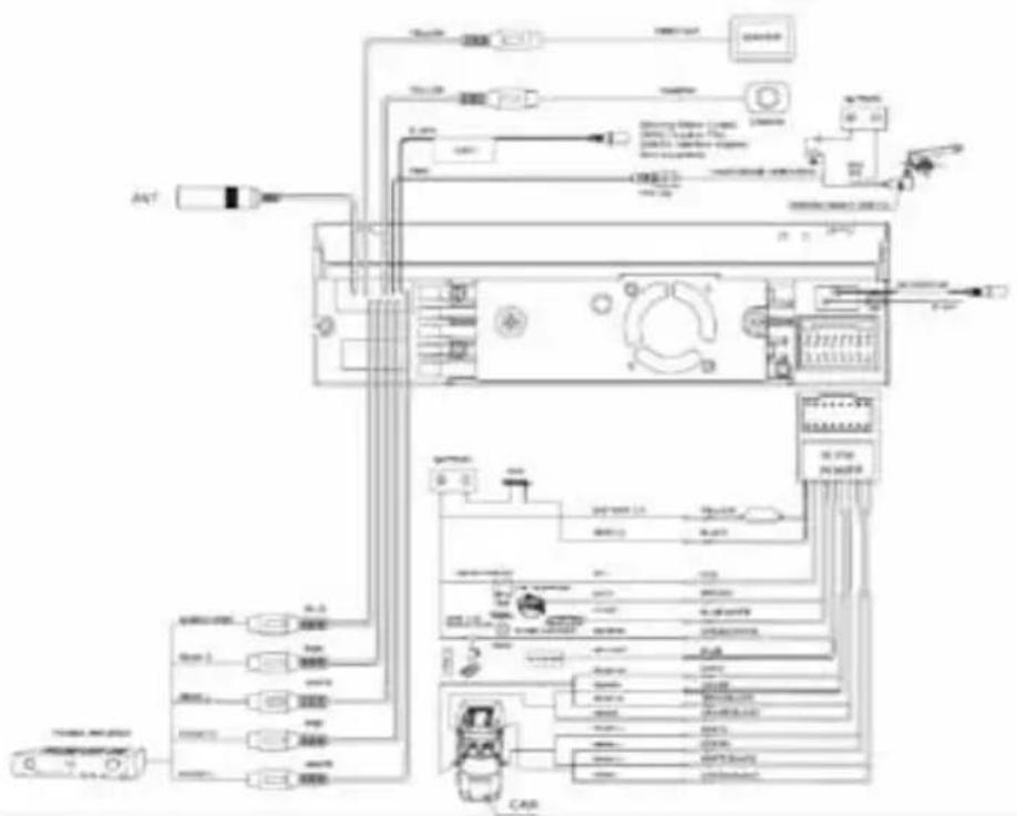 Mitsai DV7713P - Conexiones de Cable de Conducción Marcha Atrás - 2