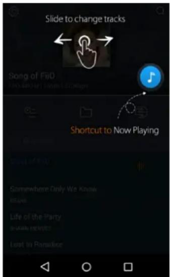 Slide to change tracks Song of FioO Fio0440341 (Sho#e) 520Kagn Shortcut to Now Playing SOMewhere Only We Know Blues Life of the Party Shawah School Lost in Paradise
