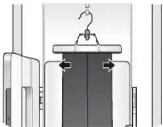 LG S5WBC - Hanging Pants On the Pants Hanger - 2