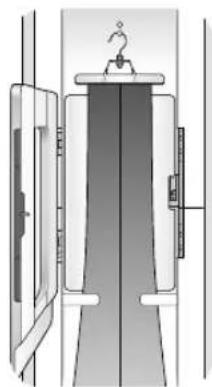LG S5WBC - Hanging Pants On the Pants Hanger - 1