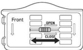 Front OPEN CLOSE